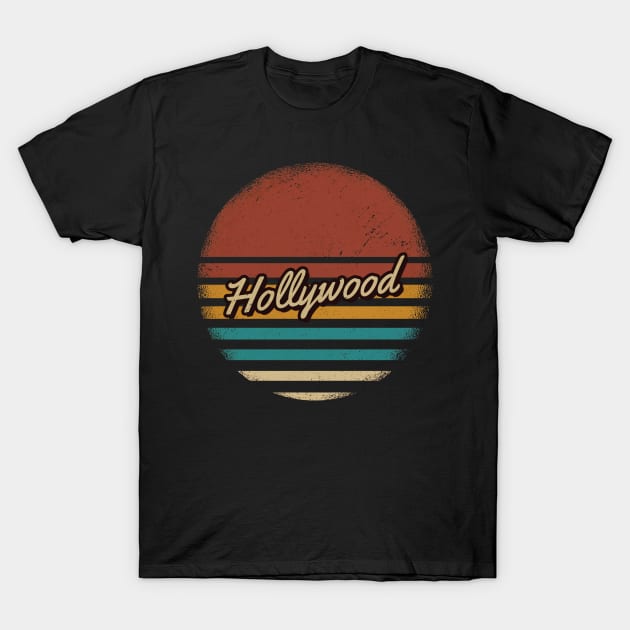 Hollywood Vintage Text T-Shirt by JamexAlisa